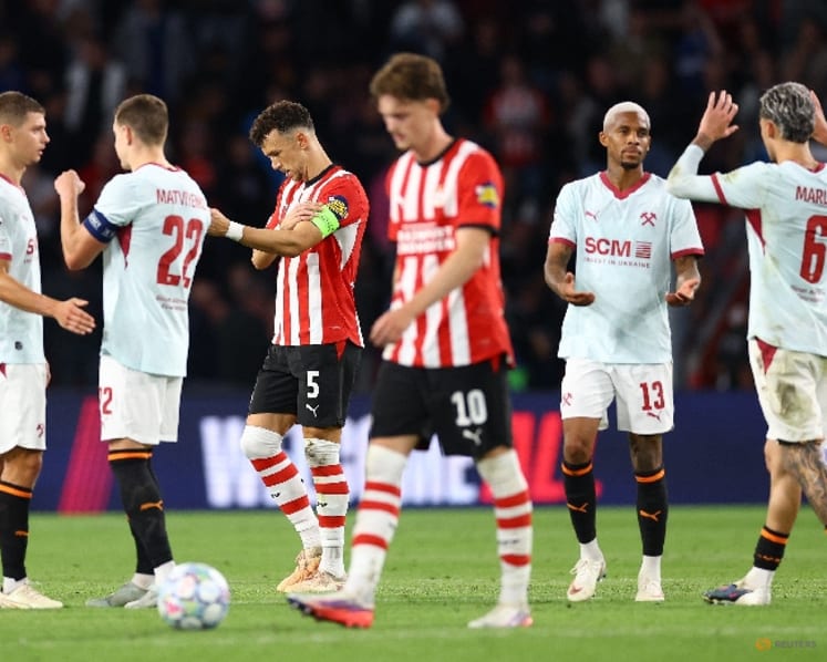 PSV held by Shakhtar, Fenerbahce draw with Roma on return to Champions League
