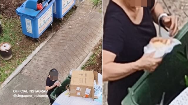 妇女垃圾桶捡面包被批不卫生 食物拯救者：或另有用途