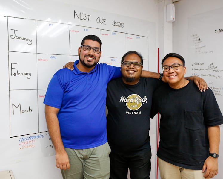 After ‘drifting’ as a teen, Mr Akram Hanif set up a group to mentor students from low-income homes