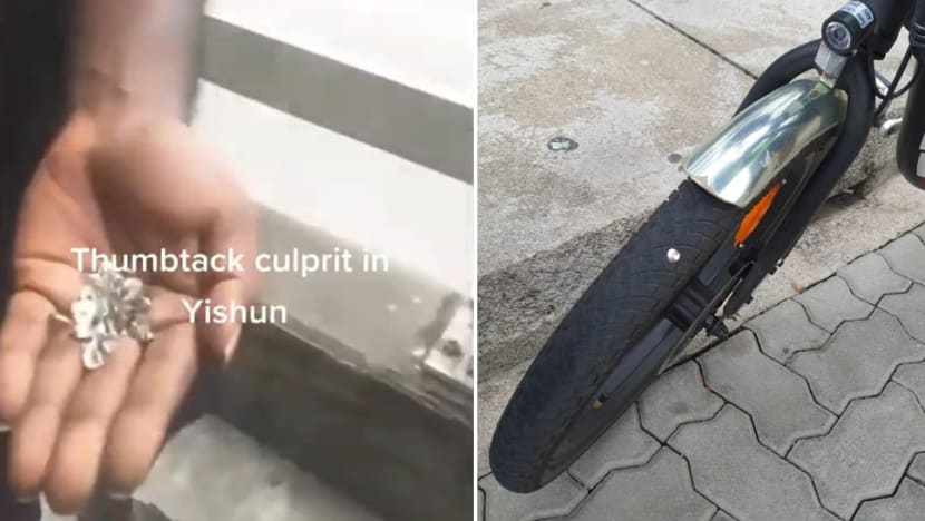 Polis siasat aduan paku tekan ditemui bertaburan di kaki lima Yishun