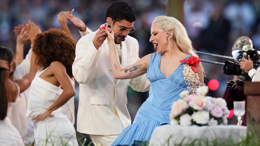Bad Bunny brings Gaga, Martin and Puerto Rican pride to Super Bowl as Green Day, Puth play pregame