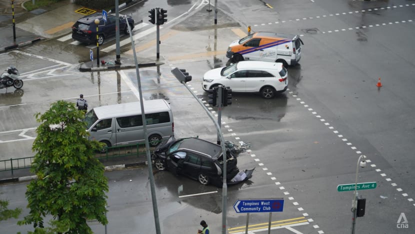 Driver arrested over multi-vehicle accident in Tampines that killed two people