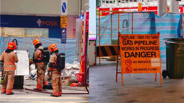 丹戎巴葛坊工地煤气泄漏 约60人被疏散