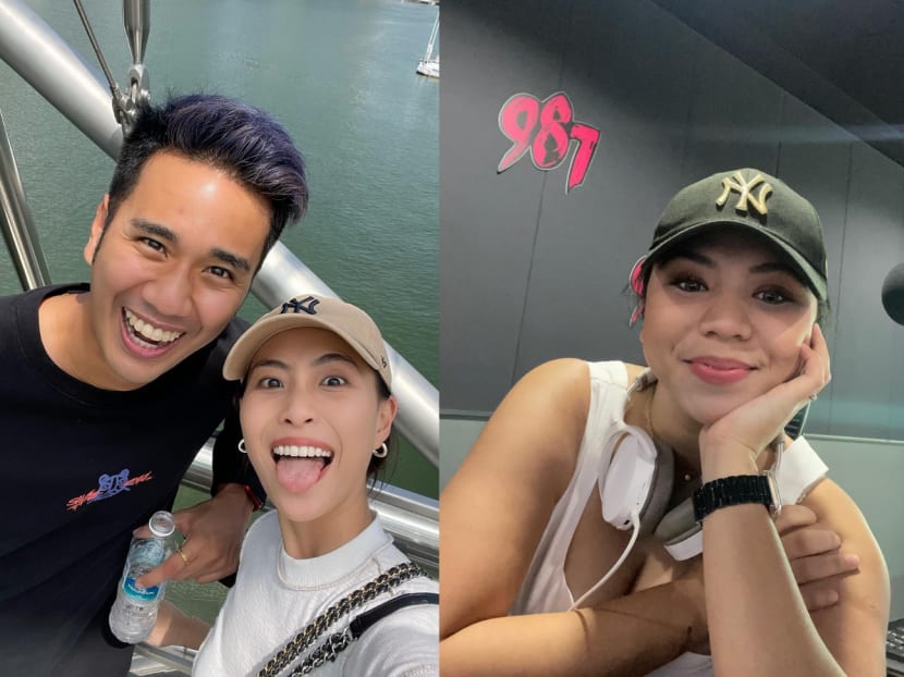 Mediacorp radio DJs broadcast 'live' from Orchard Road as part of F1 celebrations