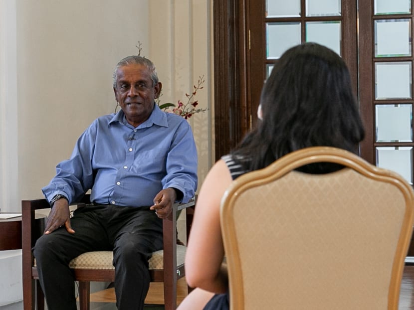 Veteran statesman and diplomat Professor S Jayakumar during a media interview for his new book: Governing: A Singapore Perspective. Veteran statesman and diplomat Professor S Jayakumar during a media interview for his new book: Governing: A Singapore Perspective.