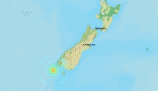 Magnitude 6.7 earthquake shakes New Zealand's South Island