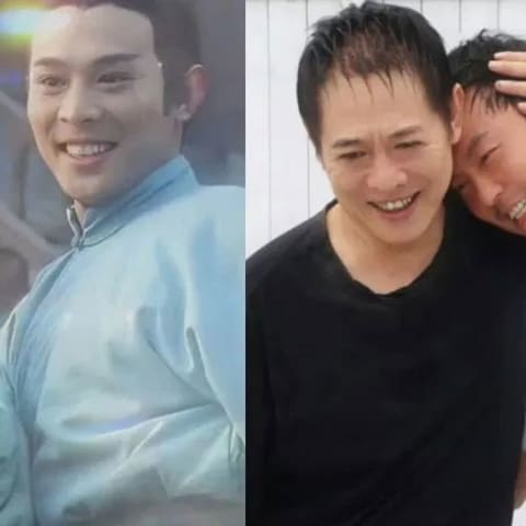 温情十足!30年后,李连杰、谢苗相见泪洒现场