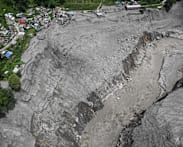 From the air, a trail of destruction along Nepal’s Trishuli River flood disaster zone