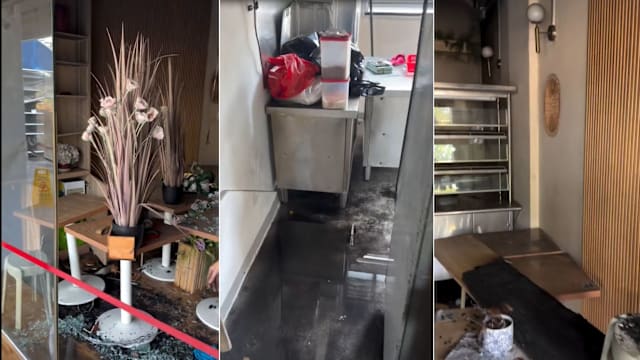 淡滨尼组屋底层单位起火 约20人疏散
