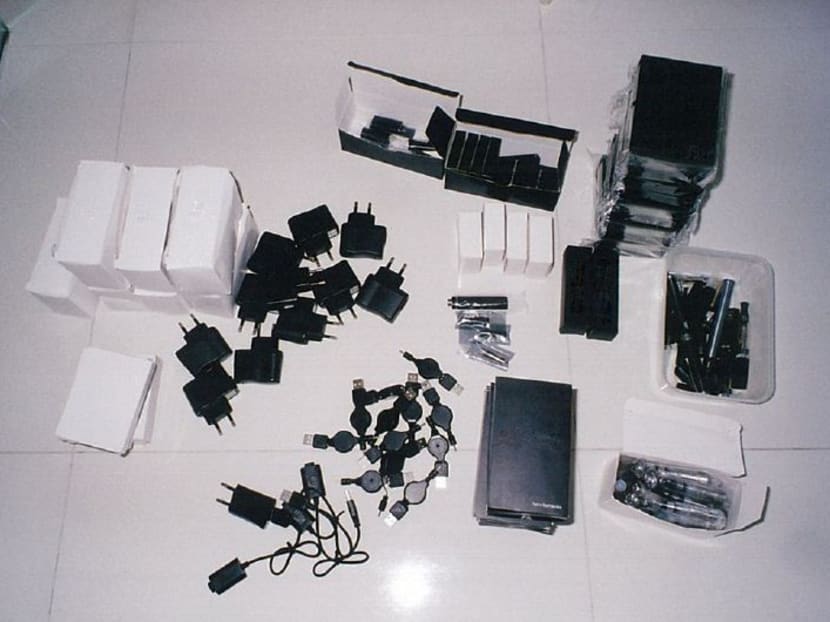 E-cigarettes seized by the HSA. Photo: HSA