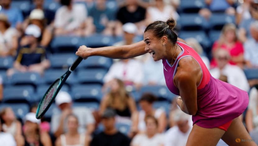 Sabalenka's little lookalike charms fans at US Open Sabalenka's little lookalike charms fans at US Open