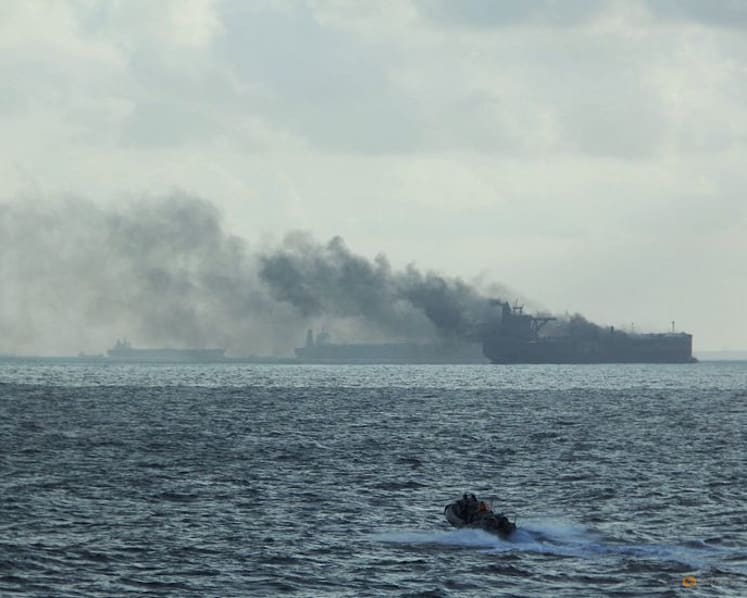 Oil tanker in collision near Pedra Branca did not flee, but had drifted away: Malaysian authorities