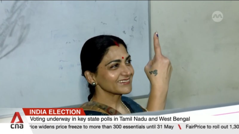 Voting underway in India’s Tamil Nadu and West Bengal