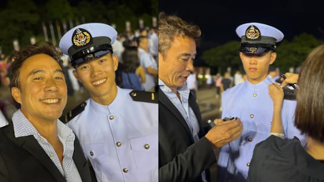 吴振天儿子获颁“最佳体能训练学员”