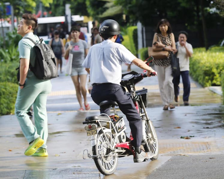 Pedestrians also have a duty to keep shared paths safe