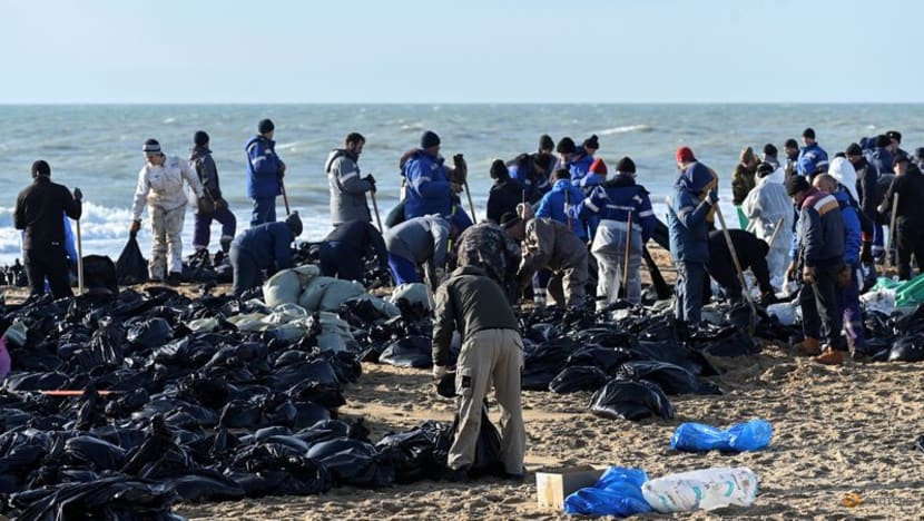 Putin says more needs to be done to clean up Black Sea oil spill Putin says more needs to be done to clean up Black Sea oil spill