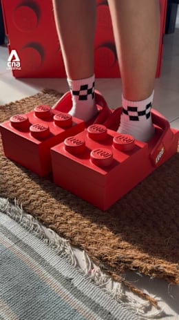 We tried the new Crocs x Lego Brick Clog