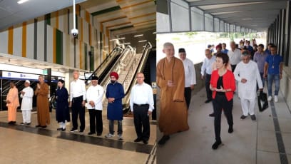 “Can We Ask Them To Pray For Cheaper Fares?”: Netizens React To Religious Leaders Blessing Hume MRT Station
