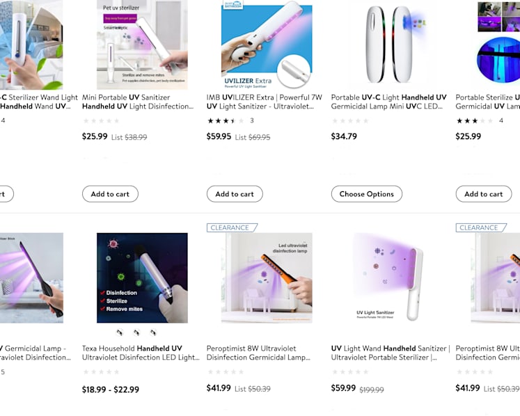 Experts warn consumers to beware of risks when buying UV sterilisers for personal and home use
