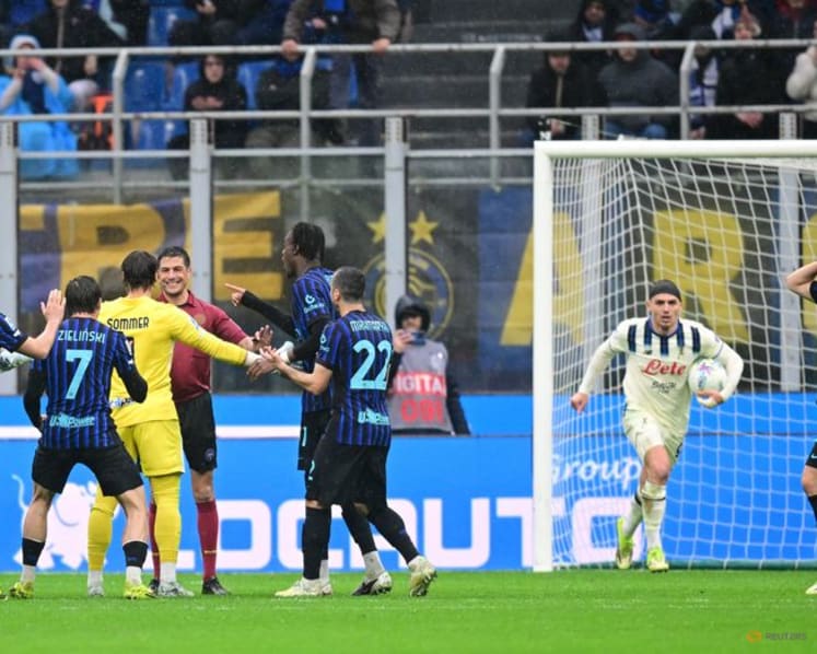 Inter held to 1-1 draw by Atalanta as title race remains open
