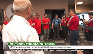 Menyokong Peningkatan Pekerja - MOU untuk tingkatkan kemahiran 20,000 pekerja pengangkutan dimeterai