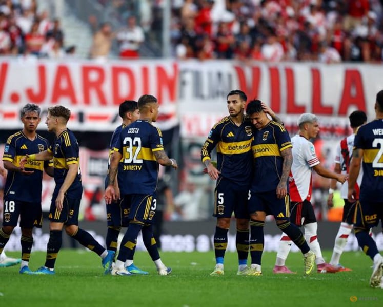 Paredes penalty seals Boca Superclasico win at River