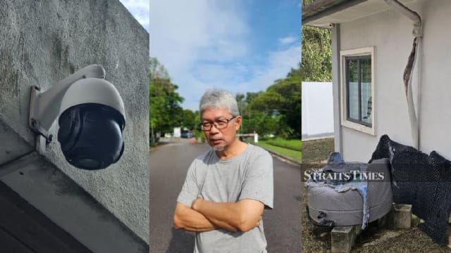 马国天然气管爆炸大火  高温融化民宅物品