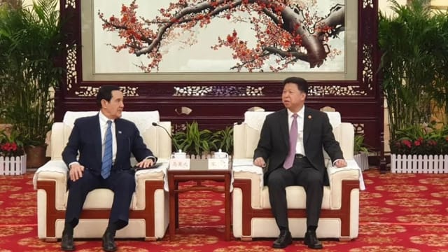 宋涛与马英九会面 转达习近平问候