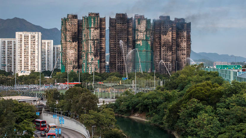  The Hong Kong Fire Services Department confirmed that the fire alarm bells in eight buildings in Wang Fook Court could not be operated effectively 