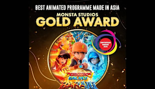 Boboiboy Galaxy Baraju menang dua anugerah ContentAsia Awards 2026