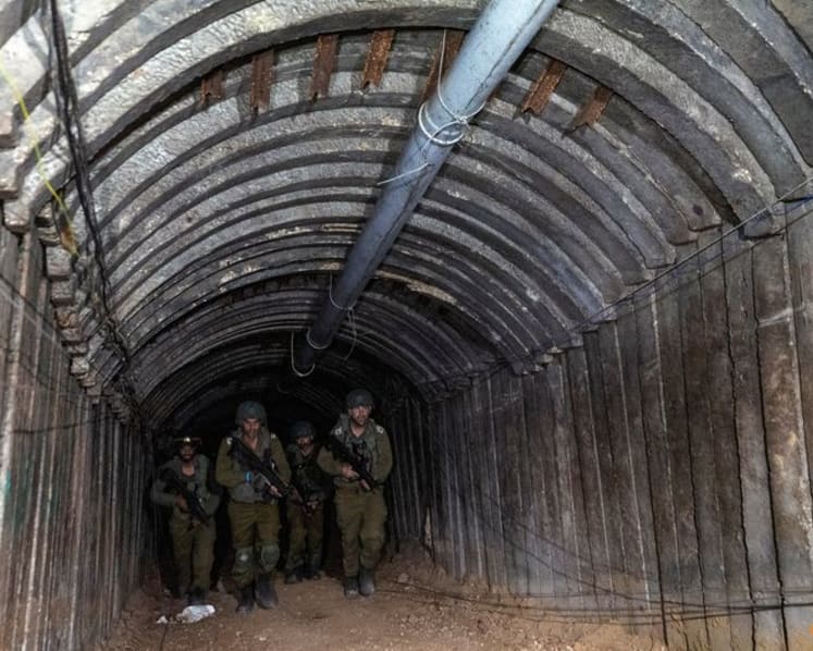Israel finds large tunnel adjacent to Gaza border, raising new questions about prewar intelligence