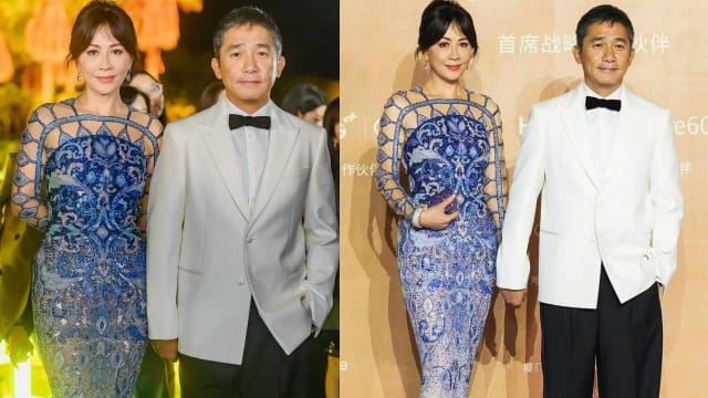 刘嘉玲陪走红毯　梁朝伟一反应被批没风度