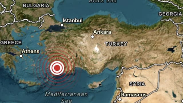 土耳其西南部5.8级地震 造成至少一人死亡