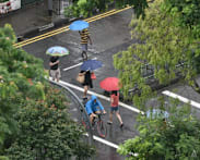 Flash floods at Upper East Coast Road, Sims Avenue East amid heavy rain warning