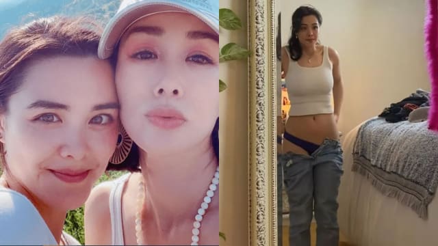 钟丽缇大女儿镜头前露内裤　网友：太大胆了吧！