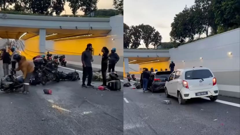 3 people taken to hospital after crash involving cars and motorcycles on AYE