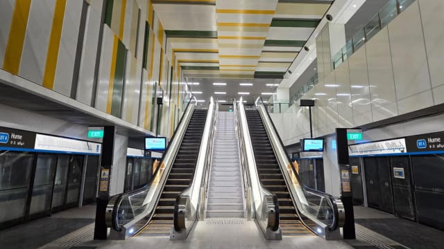原定第二季度启用 滨海市区线谦道站下个月28日提前启用