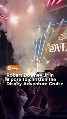 The Disney Adventure will set sail on its maiden voyage from Singapore on Mar 10. Iron Man not included. #8dayssg #8dayssgtrending #robertdowneyjr #disney #tiktoksg 