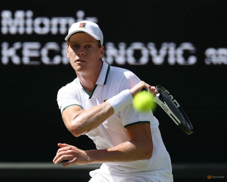 Stretched Sinner overcomes Kecmanovic to begin Wimbledon title defence