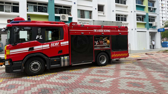 蔡厝港组屋单位起火 导致一死一伤