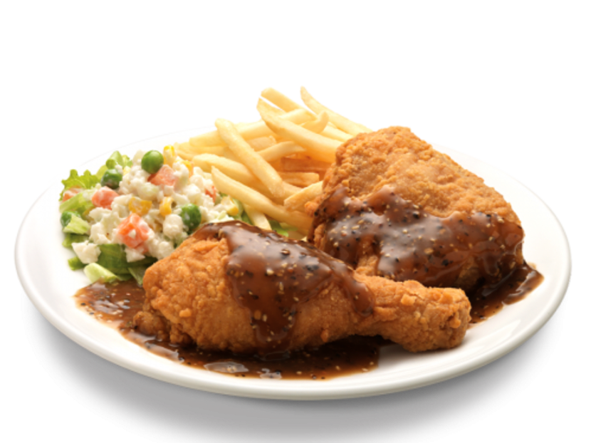 Malaysia's Marrybrown has officially opened in Singapore at iFly on Sentosa island and will serve dishes such as the Chick-A-Licious. Photo: Marrybrown