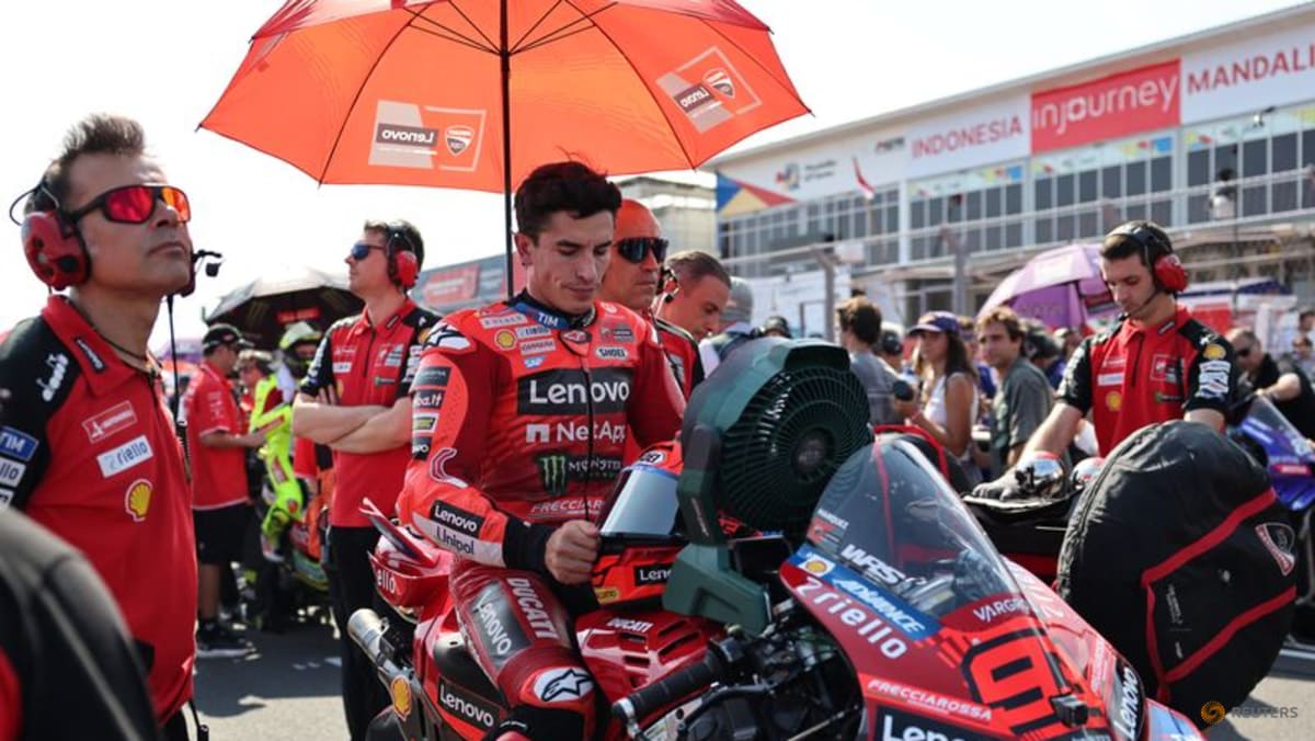Motorcyling-MotoGP champion Marquez suffers collarbone injury in Indonesian GP crash