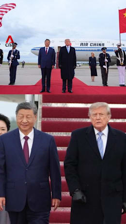 Trump greets Xi Jinping as Chinese leader arrives in US for state visit