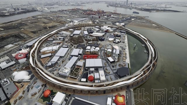 大阪世博开幕前一个月 海外展馆完工不足两成
