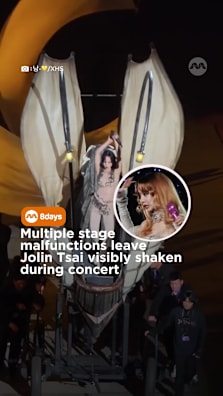 Jolin Tsai encountered several onstage malfunctions during her concert, prompting fans to question safety measures on her China tour #8dayssgasianent #8dayssg #jolintsai #蔡依林 #PLEASUREWorldTour