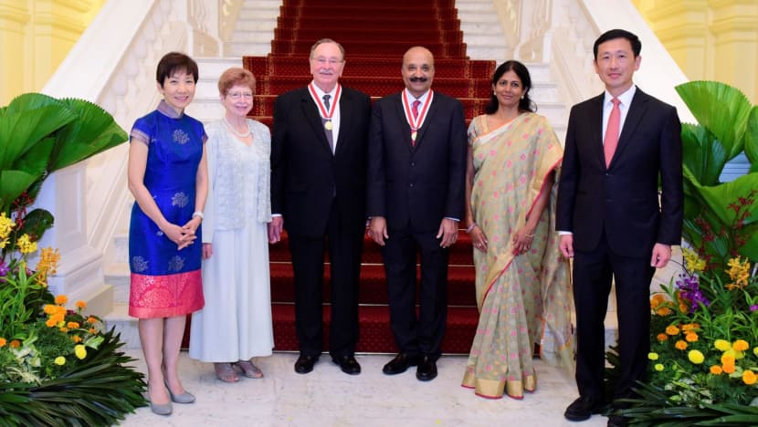 Two professors given Honorary Citizen Award for their contributions to Singapore Two professors given Honorary Citizen Award for their contributions to Singapore