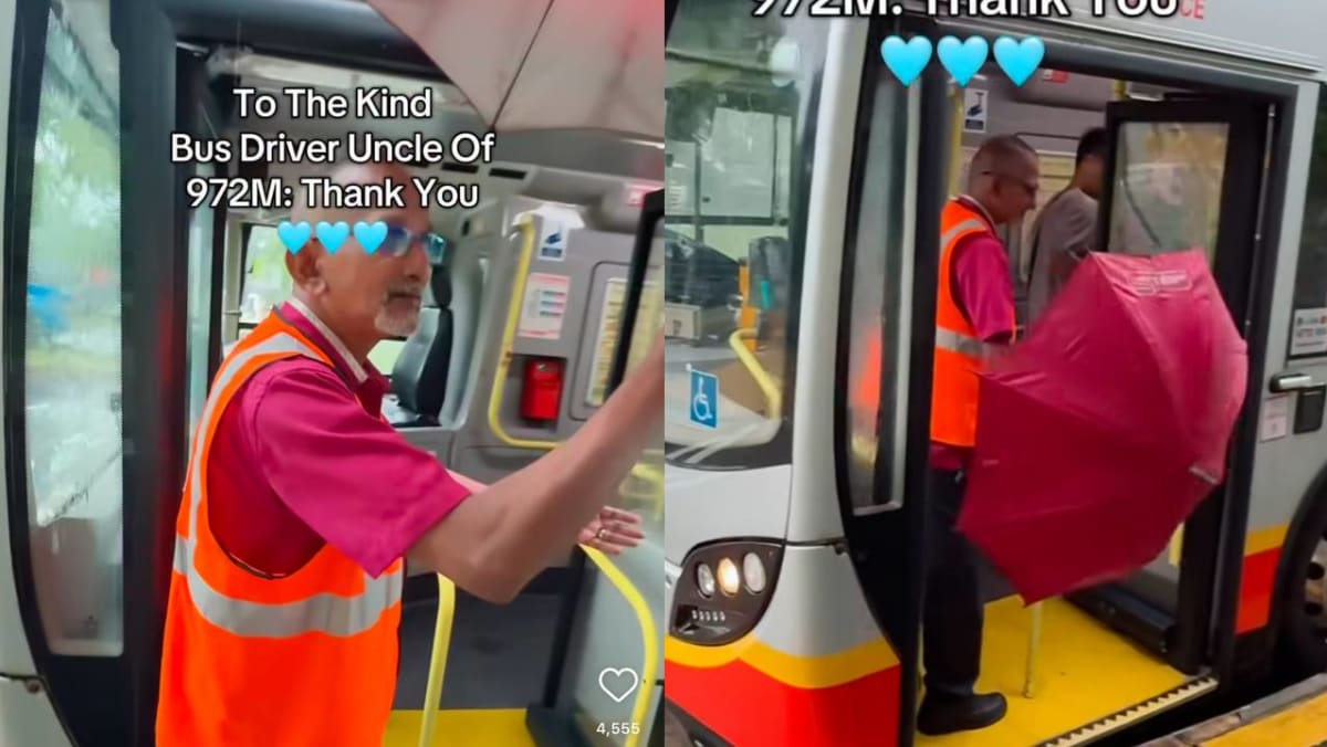 Captain Rizz Bus SMRT Bus Captain Praised For Sheltering Passengers From The Rain With ...