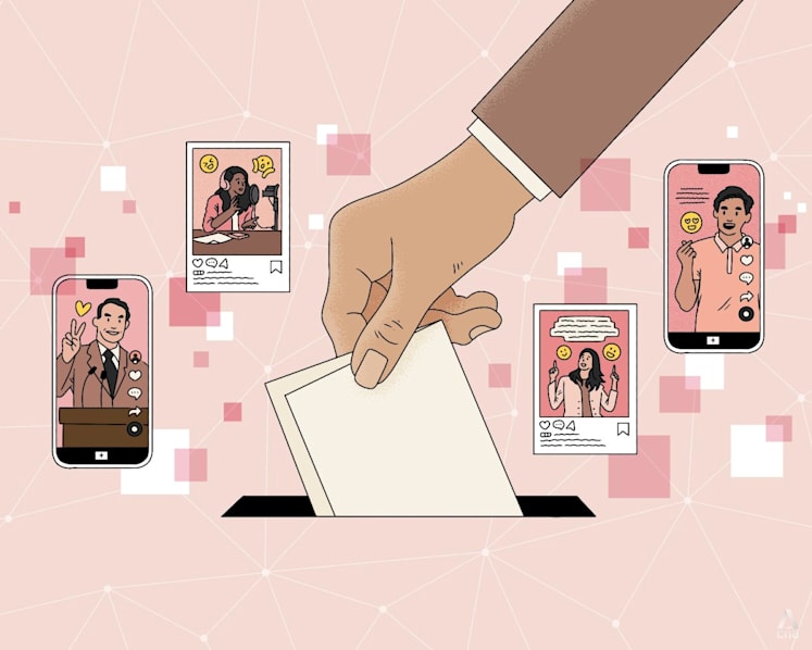 Turning 'likes' into votes – how social media and podcasts will shape the GE2025 campaign
