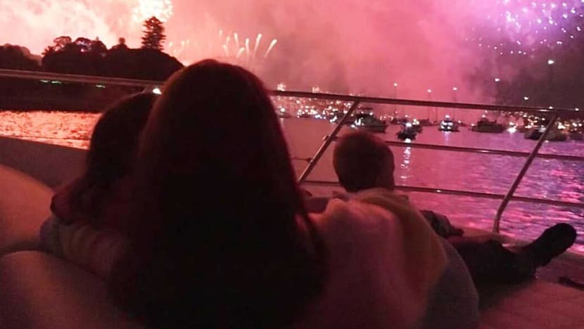 Jay Chou, Hannah Quinlivan celebrate the New Year in Australia Jay Chou, Hannah Quinlivan celebrate the New Year in Australia