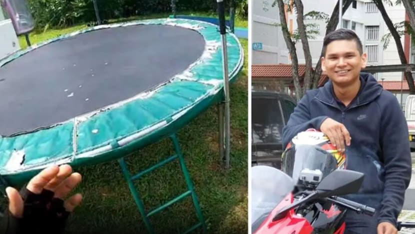 'Saya ingatkan beliau pasti akan katakan tidak': penghantar makanan GrabFood yang lompat atas trampolin 'Saya ingatkan beliau pasti akan katakan tidak': penghantar makanan GrabFood yang lompat atas trampolin